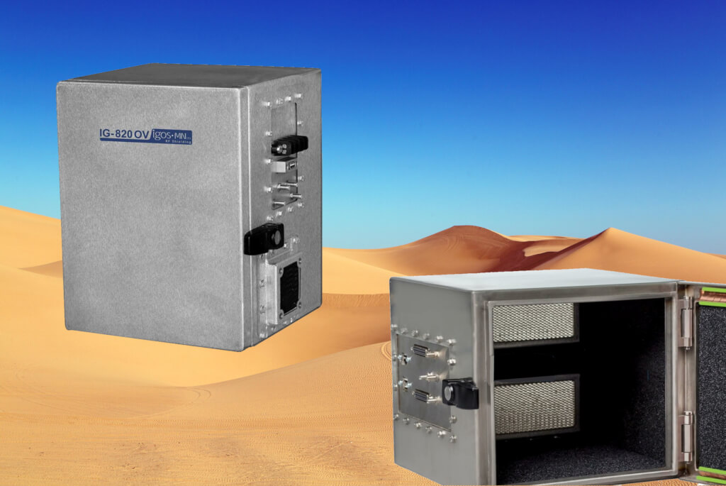 RF testbehuizing in klimaatkamers