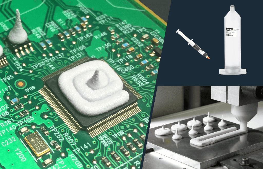 Verticaal aan te brengen en trilbestendige thermische gel