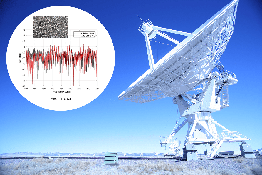 Absorber materiaal zelfs tot 240GHz gespecificeerd 1