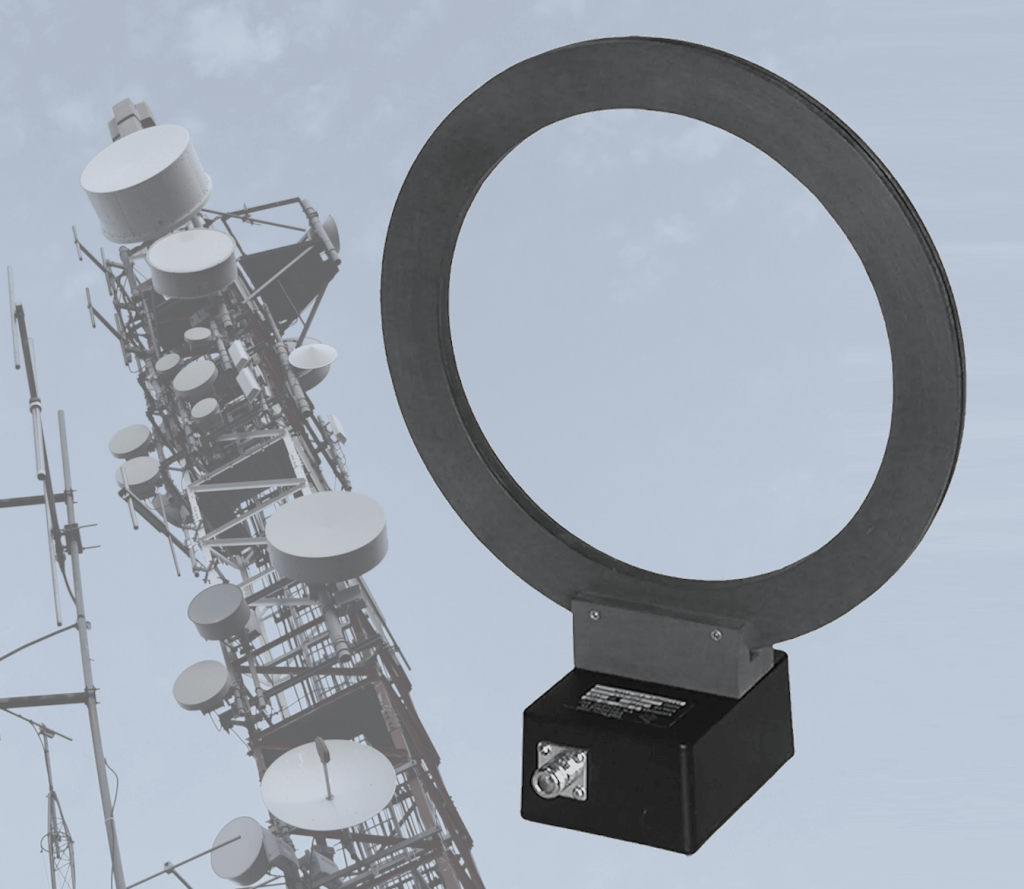 Compacte passieve loopantenne met breed bereik van 1 kHz tot 30 MHz