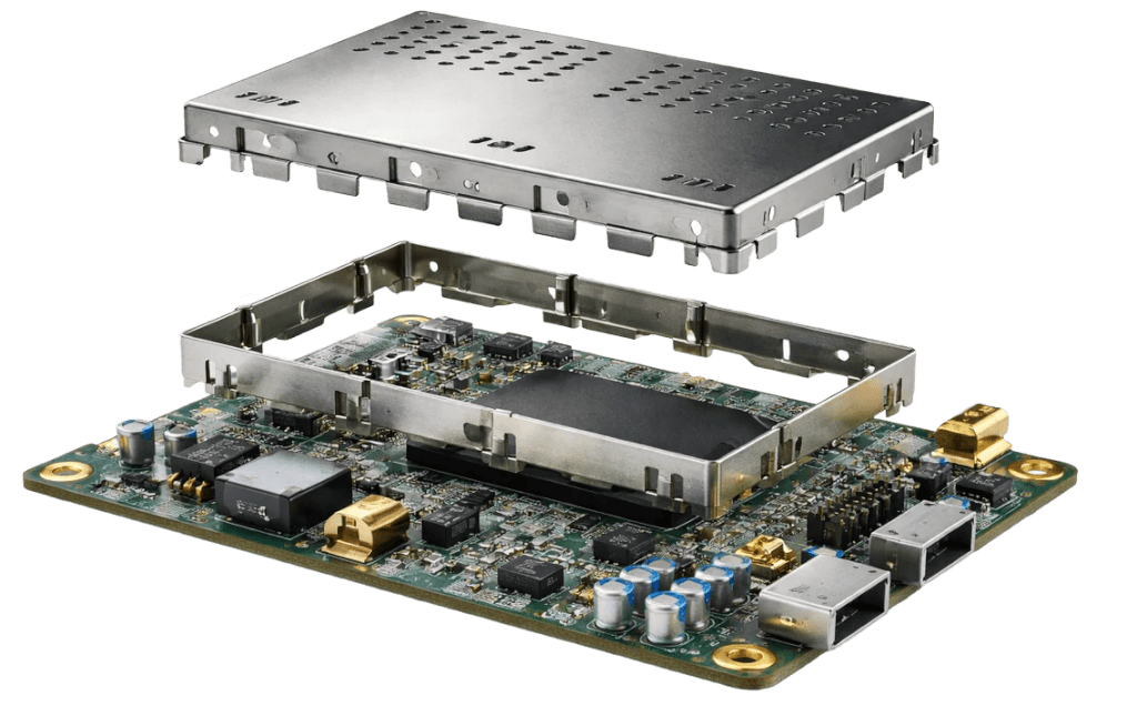 Flexibele EMIRFI-afscherming voor complexe PCB-lay-outs